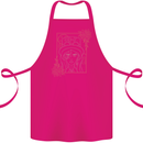 Virgo Steampunk Zodiac Star Sign Astrological Cotton Apron 100% Organic Pink