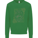 Virgo Steampunk Zodiac Star Sign Astrological Kids Sweatshirt Jumper Irish Green