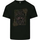 Virgo Steampunk Zodiac Star Sign Astrological Kids T-Shirt Childrens Black