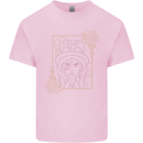 Virgo Steampunk Zodiac Star Sign Astrological Kids T-Shirt Childrens Light Pink