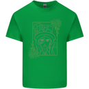 Virgo Steampunk Zodiac Star Sign Astrological Mens Cotton T-Shirt Tee Top Irish Green