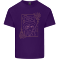 Virgo Steampunk Zodiac Star Sign Astrological Mens Cotton T-Shirt Tee Top Purple