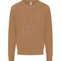 Virgo Steampunk Zodiac Star Sign Astrological Mens Sweatshirt Jumper Caramel Latte