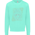 Virgo Steampunk Zodiac Star Sign Astrological Mens Sweatshirt Jumper Peppermint