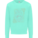 Virgo Steampunk Zodiac Star Sign Astrological Mens Sweatshirt Jumper Peppermint