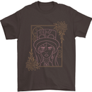 Virgo Steampunk Zodiac Star Sign Astrological Mens T-Shirt 100% Cotton Dark Chocolate