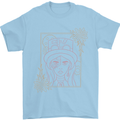 Virgo Steampunk Zodiac Star Sign Astrological Mens T-Shirt 100% Cotton Light Blue
