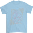 Virgo Steampunk Zodiac Star Sign Astrological Mens T-Shirt 100% Cotton Light Blue