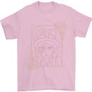 Virgo Steampunk Zodiac Star Sign Astrological Mens T-Shirt 100% Cotton Light Pink