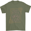 Virgo Steampunk Zodiac Star Sign Astrological Mens T-Shirt 100% Cotton Military Green