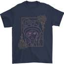 Virgo Steampunk Zodiac Star Sign Astrological Mens T-Shirt 100% Cotton Navy Blue