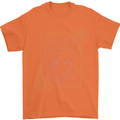 Virgo Steampunk Zodiac Star Sign Astrological Mens T-Shirt 100% Cotton Orange