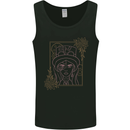 Virgo Steampunk Zodiac Star Sign Astrological Mens Vest Tank Top Black