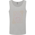 Virgo Steampunk Zodiac Star Sign Astrological Mens Vest Tank Top Sports Grey