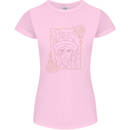 Virgo Steampunk Zodiac Star Sign Astrological Womens Petite Cut T-Shirt Light Pink