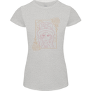 Virgo Steampunk Zodiac Star Sign Astrological Womens Petite Cut T-Shirt Sports Grey