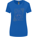 Virgo Steampunk Zodiac Star Sign Astrological Womens Wider Cut T-Shirt Royal Blue