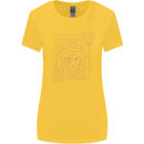 Virgo Steampunk Zodiac Star Sign Astrological Womens Wider Cut T-Shirt Yellow