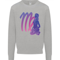 Virgo Woman Star Sign Astrological Zodiac Kids Sweatshirt Jumper Sports Grey