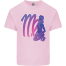 Virgo Woman Star Sign Astrological Zodiac Kids T-Shirt Childrens Light Pink