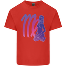 Virgo Woman Star Sign Astrological Zodiac Kids T-Shirt Childrens Red
