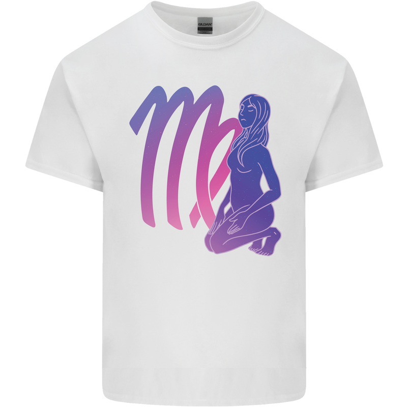 Virgo Woman Star Sign Astrological Zodiac Kids T-Shirt Childrens White