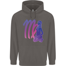 Virgo Woman Star Sign Astrological Zodiac Mens 80% Cotton Hoodie Charcoal