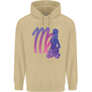 Virgo Woman Star Sign Astrological Zodiac Mens 80% Cotton Hoodie Sand