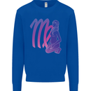 Virgo Woman Star Sign Astrological Zodiac Mens Sweatshirt Jumper Royal Blue