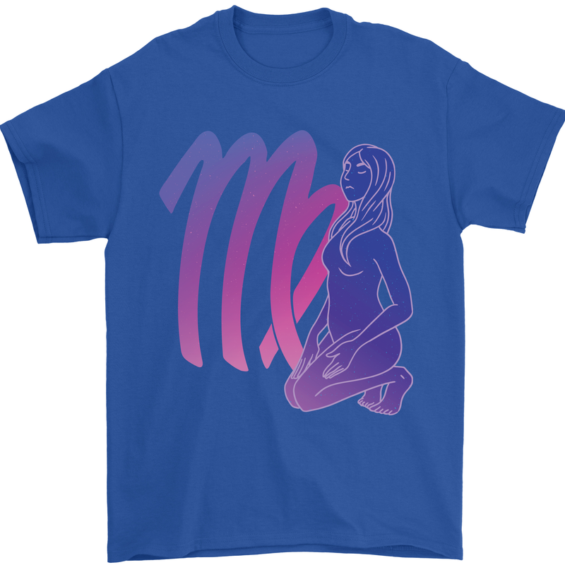 Virgo Woman Star Sign Astrological Zodiac Mens T-Shirt 100% Cotton Royal Blue