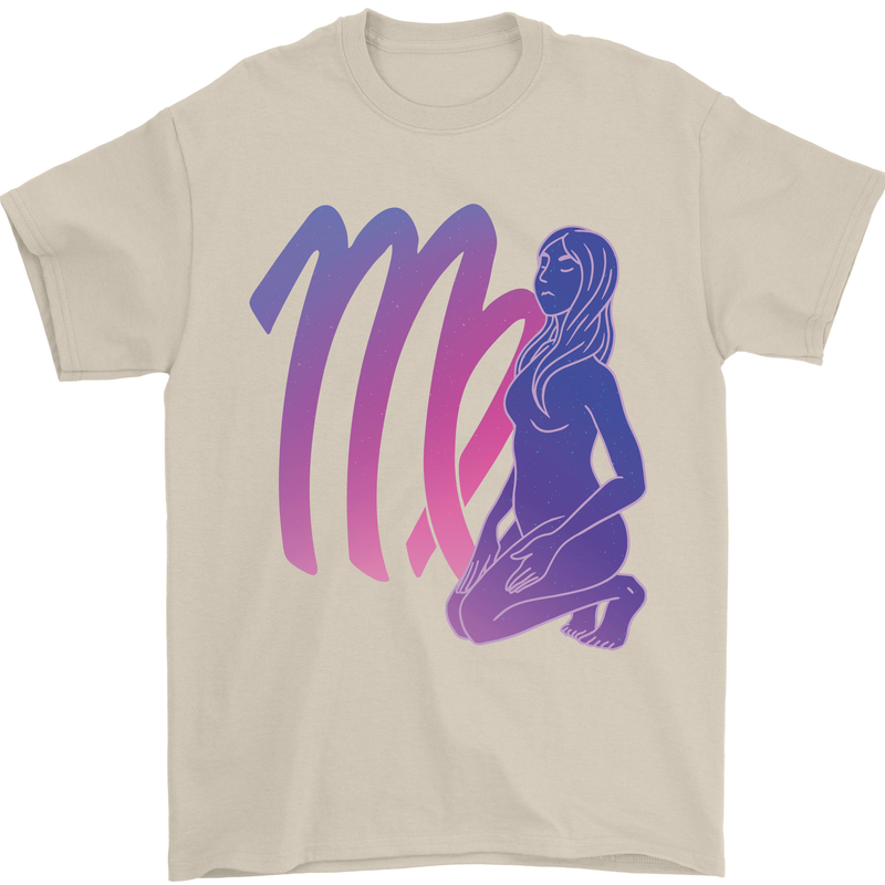 Virgo Woman Star Sign Astrological Zodiac Mens T-Shirt 100% Cotton Sand