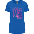 Virgo Woman Star Sign Astrological Zodiac Womens Wider Cut T-Shirt Royal Blue