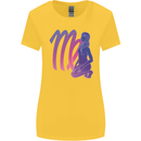 Virgo Woman Star Sign Astrological Zodiac Womens Wider Cut T-Shirt Yellow