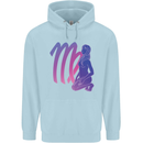 Virgo Woman Star Sign Zodiac Astrological Childrens Kids Hoodie Light Blue