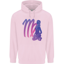 Virgo Woman Star Sign Zodiac Astrological Childrens Kids Hoodie Light Pink