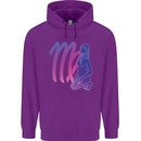 Virgo Woman Star Sign Zodiac Astrological Childrens Kids Hoodie Purple