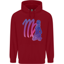 Virgo Woman Star Sign Zodiac Astrological Childrens Kids Hoodie Red