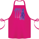 Virgo Woman Star Sign Zodiac Astrological Cotton Apron 100% Organic Pink
