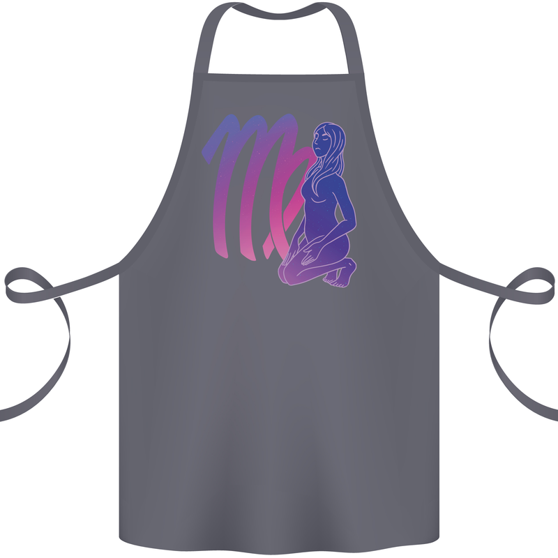Virgo Woman Star Sign Zodiac Astrological Cotton Apron 100% Organic Steel