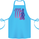 Virgo Woman Star Sign Zodiac Astrological Cotton Apron 100% Organic Turquoise