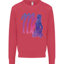 Virgo Woman Star Sign Zodiac Astrological Kids Sweatshirt Jumper Heliconia