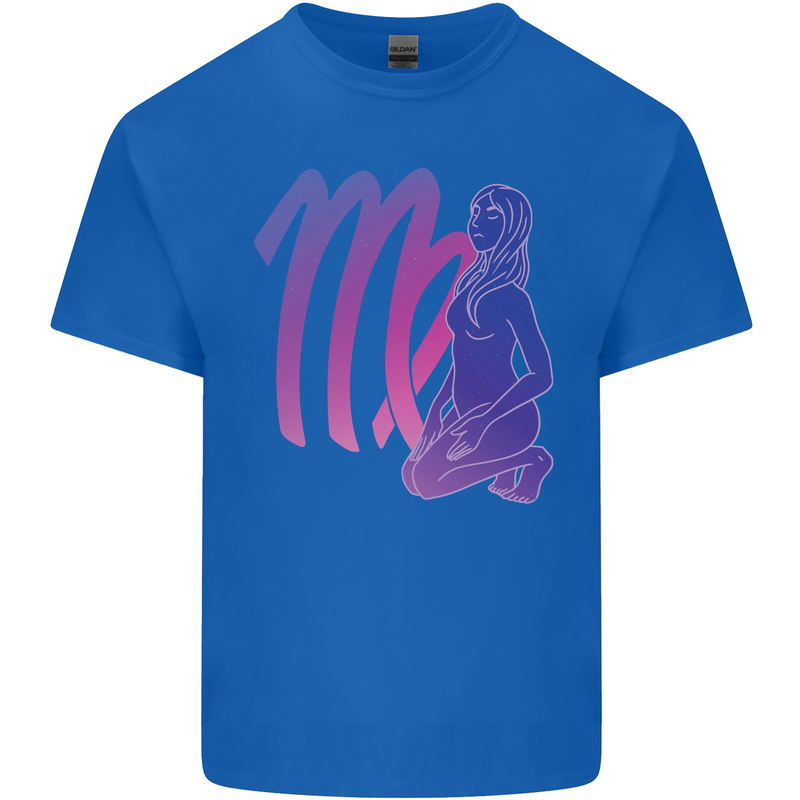 Virgo Woman Star Sign Zodiac Astrological Kids T-Shirt Childrens Royal Blue