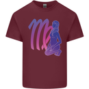 Virgo Woman Star Sign Zodiac Astrological Mens Cotton T-Shirt Tee Top Maroon