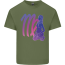 Virgo Woman Star Sign Zodiac Astrological Mens Cotton T-Shirt Tee Top Military Green