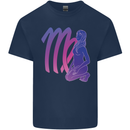 Virgo Woman Star Sign Zodiac Astrological Mens Cotton T-Shirt Tee Top Navy Blue