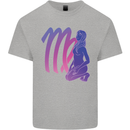 Virgo Woman Star Sign Zodiac Astrological Mens Cotton T-Shirt Tee Top Sports Grey