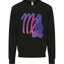 Virgo Woman Star Sign Zodiac Astrological Mens Sweatshirt Jumper Black