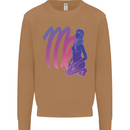 Virgo Woman Star Sign Zodiac Astrological Mens Sweatshirt Jumper Caramel Latte