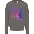 Virgo Woman Star Sign Zodiac Astrological Mens Sweatshirt Jumper Charcoal