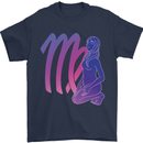 Virgo Woman Star Sign Zodiac Astrological Mens T-Shirt 100% Cotton Navy Blue